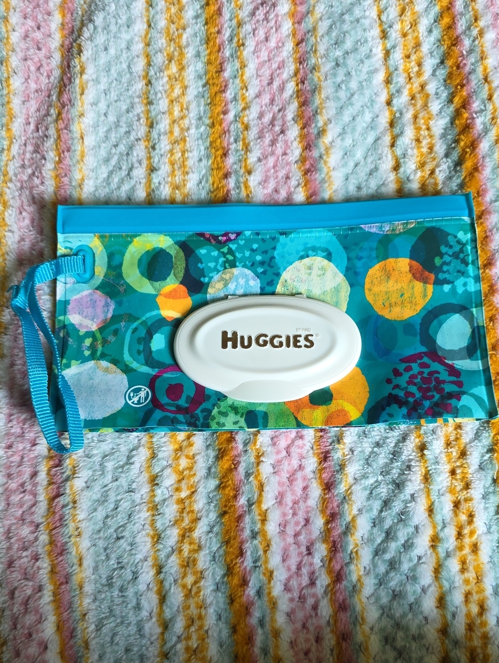 Huggies Clutch N Clean Refillable Wipe Pouch.